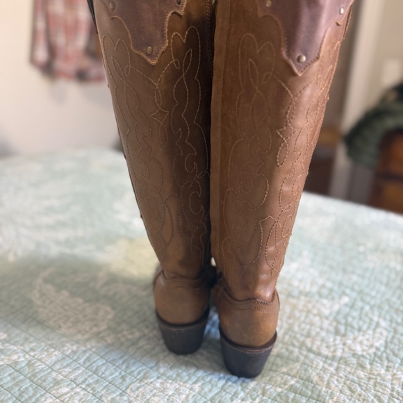 Vintage Corral Kats Westport C1971 leather tall boots - Picture 4 of 12